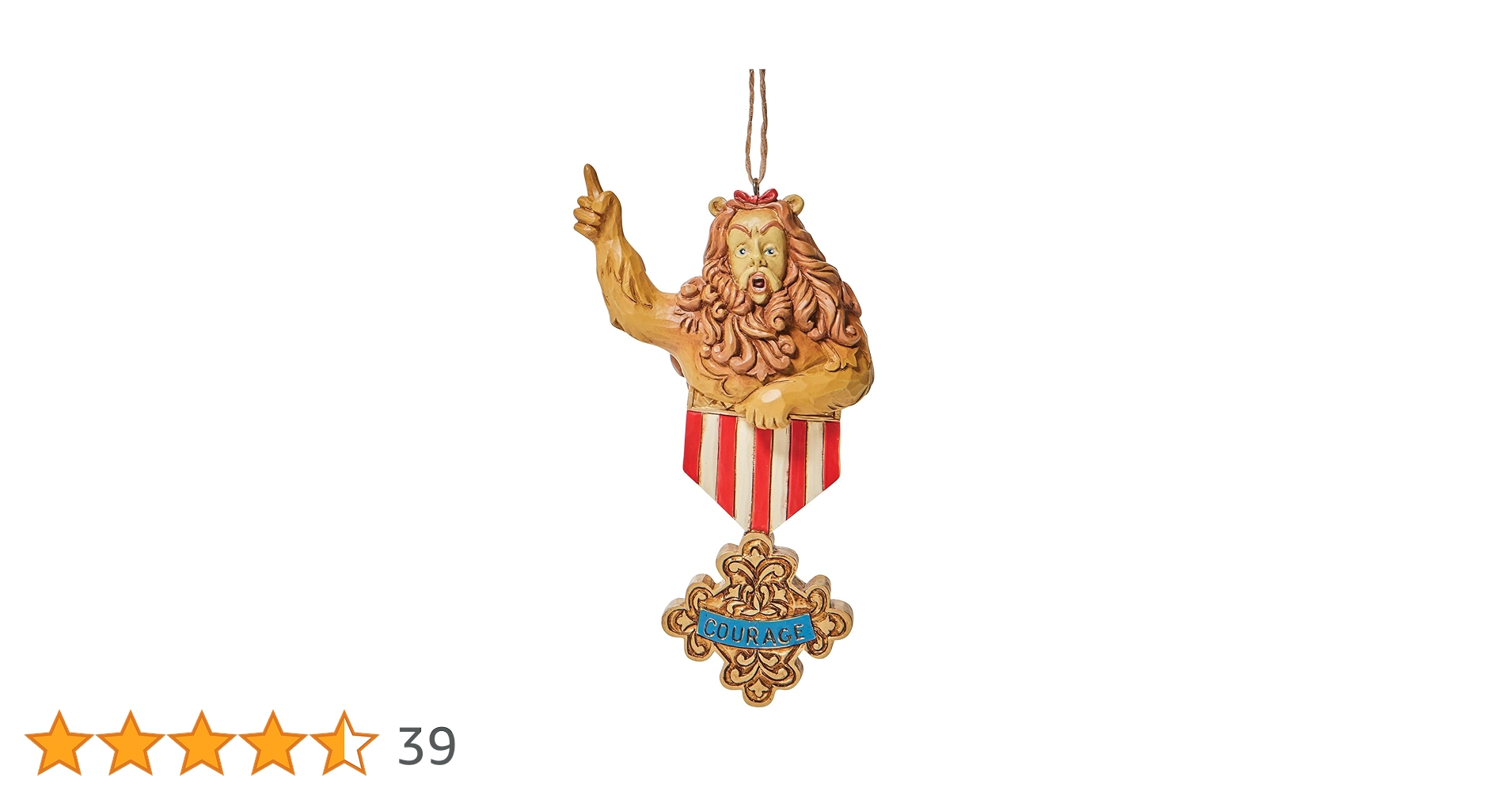 Amazon.co.jp: オズの魔法使い 臆病なライオン 勇気 オーナメント